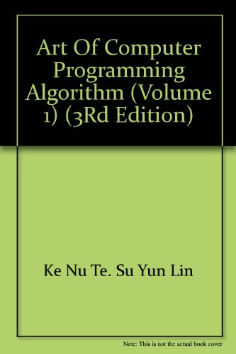 Stock image for Art of Computer Programming algorithm (Volume 1) (3rd edition) for sale by ThriftBooks-Atlanta