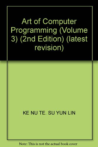 9787118028126: Art of Computer Programming (Volume 3) (2nd Edition) (latest revision)