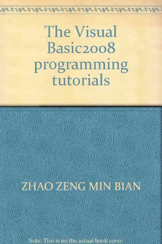 9787118080162: The Visual Basic2008 programming tutorials