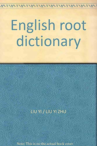 Imagen de archivo de English root dictionary(Chinese Edition) a la venta por Reuseabook