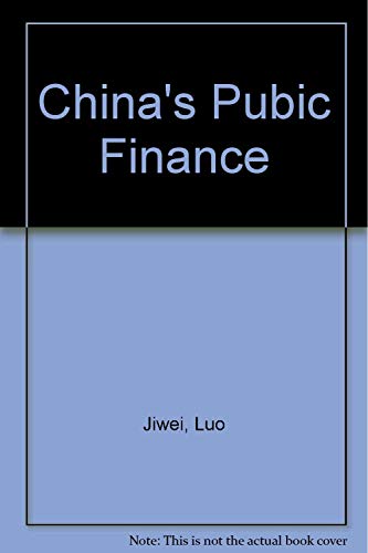 Beispielbild fr China's Pubic Finance zum Verkauf von Bookmans