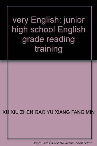 9787119049496: very English: junior high school English grade reading training
