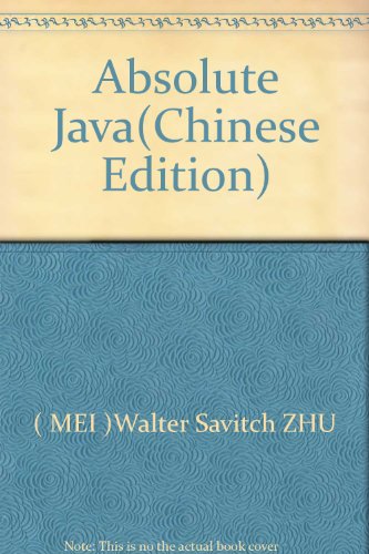 Stock image for Absolute Java(Chinese Edition) for sale by liu xing