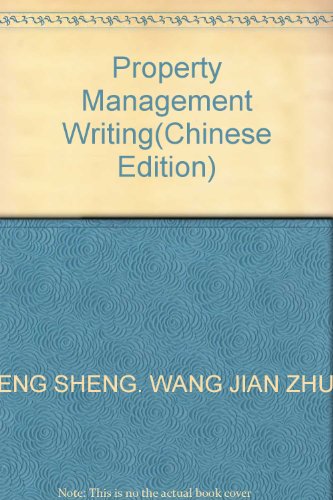 Imagen de archivo de Property Management Writing(Chinese Edition) a la venta por liu xing