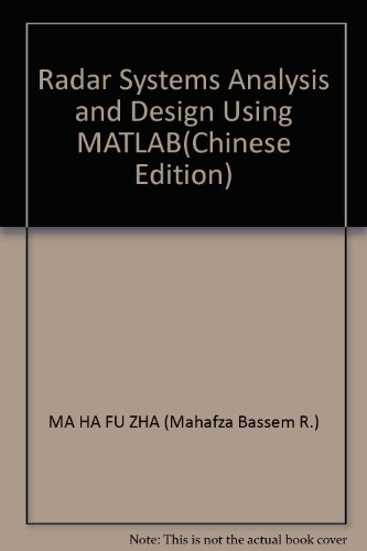 Imagen de archivo de Radar Systems Analysis and Design Using MATLAB(Chinese Edition) a la venta por liu xing