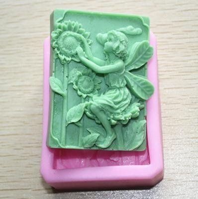 9787121276057: Pinkie Tm Sunflower fairy silicone Soap Mold,Resin Clay Chocolate Candy Silicone Cake Mold,Fondant Cake Decorating Tools