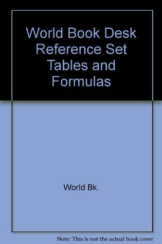 9787166031642: World Book Desk Reference Set Tables and Formulas