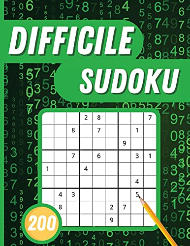 Beispielbild fr Sudoku Difficile: 200 Grilles de sudoku difficiles avec solutions pour adultes zum Verkauf von Buchpark