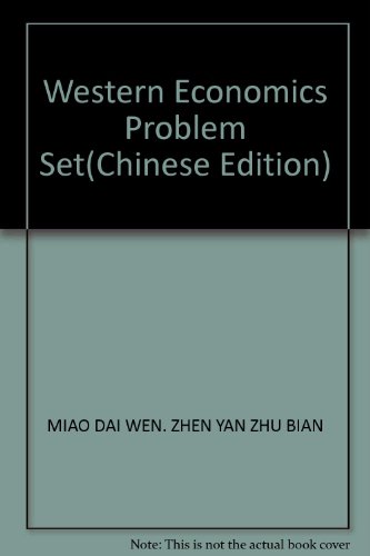 Imagen de archivo de Western Economics Problem Set(Chinese Edition) a la venta por liu xing
