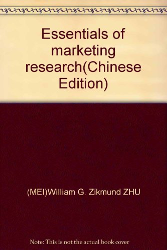 Stock image for Essentials of marketing research(Chinese Edition) for sale by liu xing