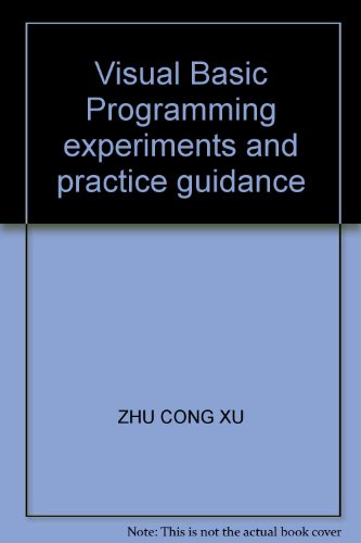 9787302186502: Visual Basic Programming experiments and practice guidance
