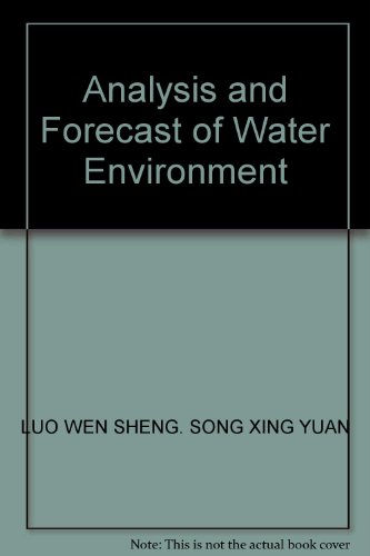 9787307041486: Analysis and Forecast of Water Environment(Chinese Edition)