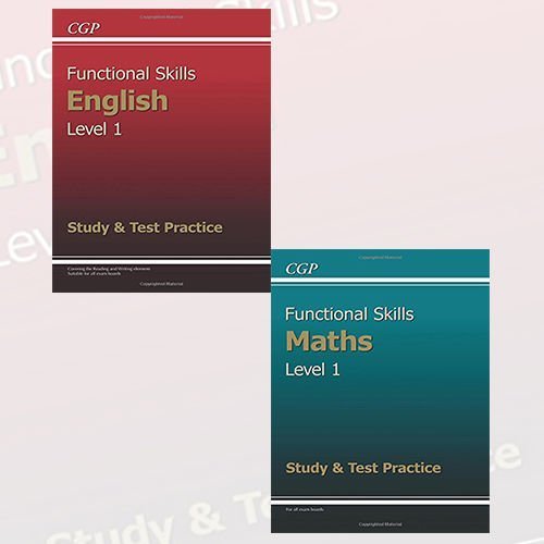Stock image for Functional Skills Level 1 - Study & Test Practice 2 Books Bundle Collection (Functional Skills Maths Level 1 - Study & Test Practice,Functional Skills English Level 1 - Study & Test Practice) for sale by Revaluation Books