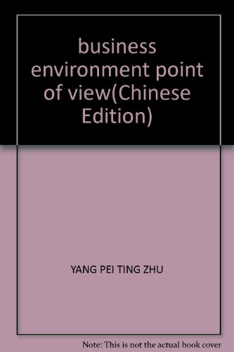 Imagen de archivo de business environment point of view(Chinese Edition) a la venta por liu xing