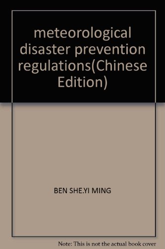 Stock image for Genuine Books 9787502949594 meteorological disaster prevention regulations(Chinese Edition) for sale by liu xing