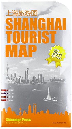 Imagen de archivo de Shanghai Tourist Map (English and Chinese Edition) a la venta por Wonder Book