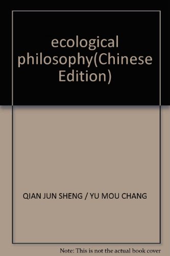 Imagen de archivo de ecological philosophy(Chinese Edition) a la venta por liu xing