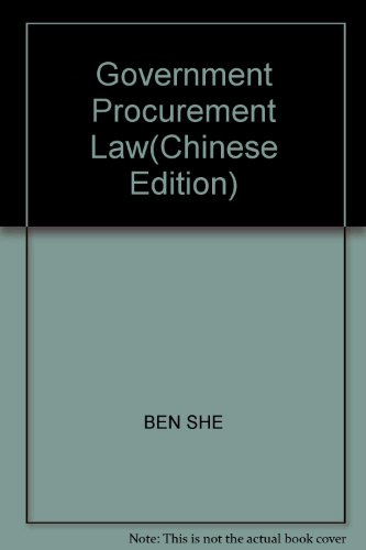 Imagen de archivo de Government Procurement Law(Chinese Edition) a la venta por liu xing