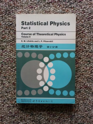 Imagen de archivo de Statistical Physics Part 2 Vol.9 a la venta por BookHolders