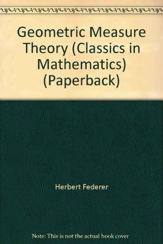 9787506266260: Geometric Measure Theory (Classics in Mathematics) (Paperback)