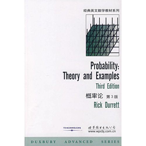 Imagen de archivo de Probability: Theory and Examples (Third Edition), Duxbury Advanced Series a la venta por HPB-Red