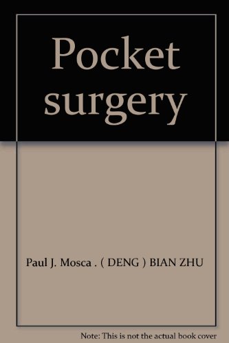 Imagen de archivo de Pocket surgery(Chinese Edition) a la venta por liu xing