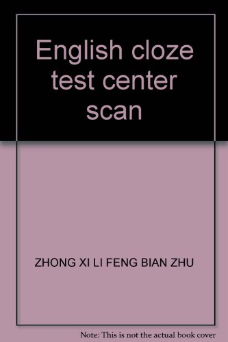 Stock image for English cloze test center scan for sale by liu xing