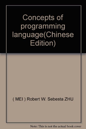 Stock image for Concepts of programming language(Chinese Edition) for sale by liu xing