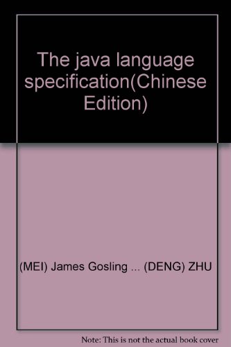 Imagen de archivo de The java language specification(Chinese Edition) a la venta por liu xing