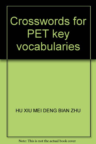 Imagen de archivo de Crosswords for PET key vocabularies a la venta por liu xing