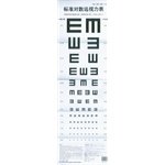 Imagen de archivo de Standard logarithmic distance vision table(Chinese Edition) a la venta por liu xing
