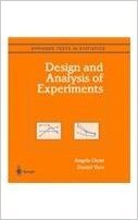 Stock image for Design And Analysis Of Experiments (Springer Texts In Statistics) for sale by Reader's Corner, Inc.