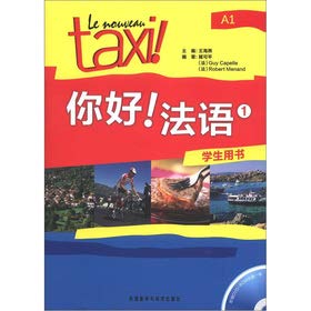 Stock image for Le nouveau Taxi A1 - Manuel | Nihao! Fayu 1 : Xuesheng yongshu Livre + DVD-Rom for sale by BooksRun