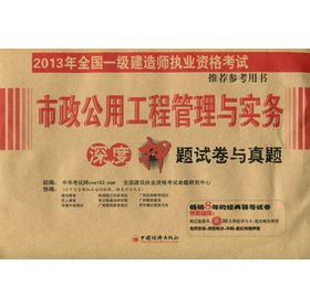 Stock image for The national level. the construction of Qualification Exam 2013 title charge papers with Zhenti of Recommended Reference Book: municipal public works management and practice depth(Chinese Edition) for sale by liu xing