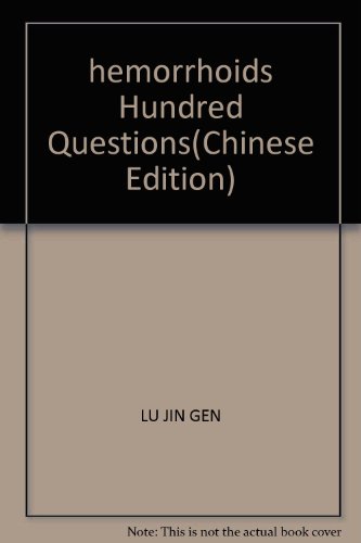 Imagen de archivo de hemorrhoids Hundred Questions(Chinese Edition) a la venta por liu xing