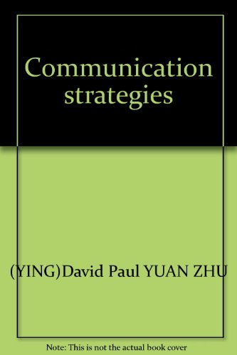Imagen de archivo de Communication strategies(Chinese Edition) a la venta por liu xing
