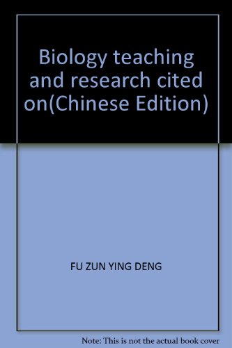 Imagen de archivo de Biology teaching and research cited on(Chinese Edition) a la venta por liu xing