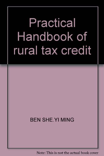 Imagen de archivo de Practical Handbook of rural tax credit(Chinese Edition) a la venta por liu xing