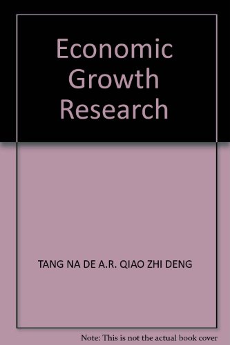 Imagen de archivo de Economic Growth Research(Chinese Edition) a la venta por liu xing