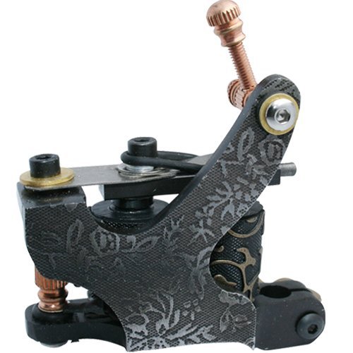 9787546310091: NEW pattern steel Iron Tattoo Machine Liner Shader Gun E010593