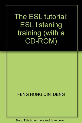 Beispielbild fr The ESL tutorial: ESL listening training (with a CD-ROM) zum Verkauf von ThriftBooks-Atlanta
