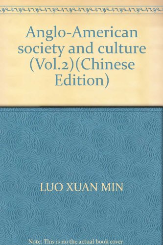 Imagen de archivo de Anglo-American society and culture (Vol.2)(Chinese Edition) a la venta por liu xing