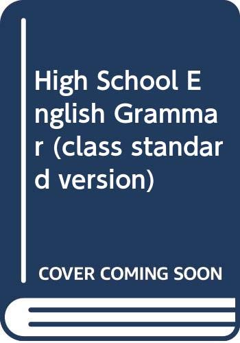 9787563327485: High School English Grammar (class standard version)