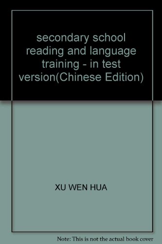 Imagen de archivo de secondary school reading and language training - in test version(Chinese Edition) a la venta por liu xing