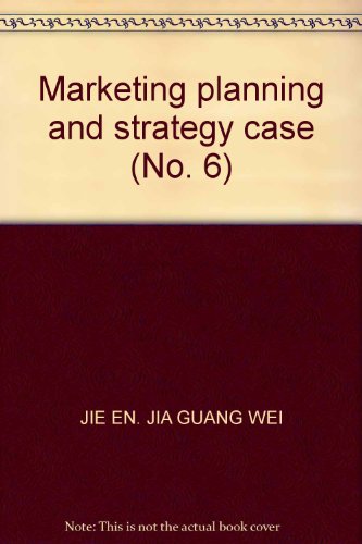 Stock image for Marketing planning and strategy case (No. 6) for sale by WorldofBooks