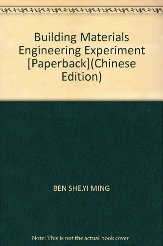 Stock image for Building Materials Engineering Experiment [Paperback](Chinese Edition) for sale by liu xing