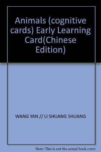 Imagen de archivo de Animals (cognitive cards) Early Learning Card(Chinese Edition) a la venta por liu xing