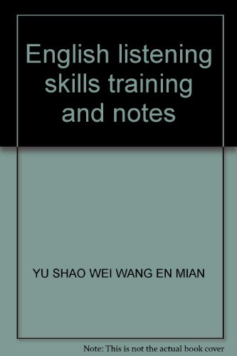 Imagen de archivo de [Genuine] Listening Skills Training and notes(Chinese Edition) a la venta por liu xing