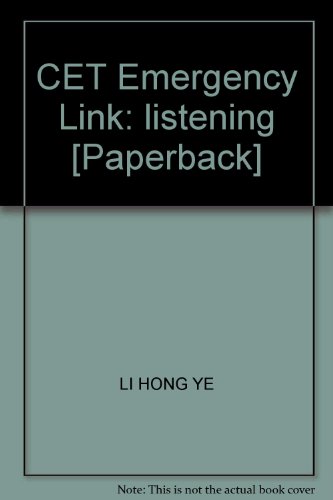 Imagen de archivo de CET Emergency Link: listening [Paperback](Chinese Edition) a la venta por liu xing