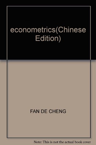 Imagen de archivo de econometrics(Chinese Edition) a la venta por liu xing